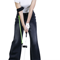 808GOLF 高爾夫揮桿彈力練習繩, 綠色+黑色, 1個