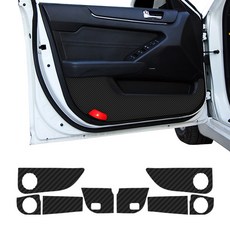 CARTEM 三星碳纖維車門保護蓋, SM7, 單一顏色