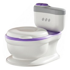 LILIKOKO 哩哩摳摳 仿真沖水聲兒童馬桶 8921, 紫色