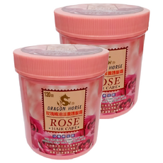 龍馬 玫瑰精油滋養護髮霜, 1L, 2瓶