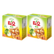 Tio Foods 蘋果冰茶沖泡粉, 13g, 40入, 2盒