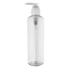 MOTO按押瓶260ml 按壓式設計 旅行便攜 可重複使用, 1入, Clear