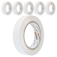 EMPIRE 雙面膠帶 24mm x 30m, 白色半透明, 6個