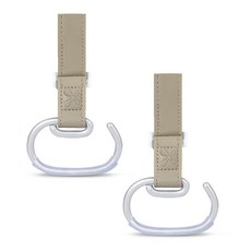 AIR BOSS ACE 嬰兒車掛鉤, 2個, 淺灰色