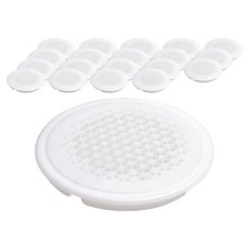 把手世界 衣櫃通風蓋 空氣網 白色, 20個