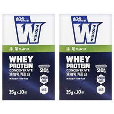 義美生醫 W PROTEIN乳清蛋白飲 抹茶, 350g, 2盒