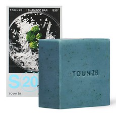 TOUN28 S20+去屑頭皮清涼薄荷洗髮皂, 1組, 100克