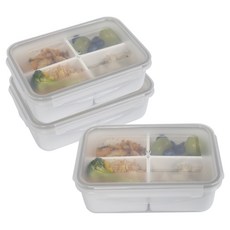 Xeonic 分享香通 4 格 1100ml, 3個, 保鮮盒 1100ml