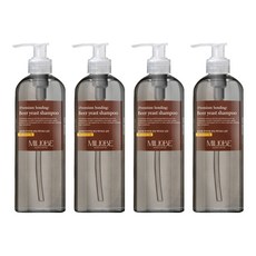밀로베 프리미엄 본딩 맥주효모 샴푸 베이비파우더향, 500ml, 4개