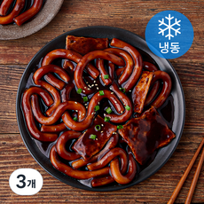 프레시오늘 쫄봉이 즉석 짜장 떡볶이 (냉동), 355g, 3개