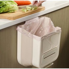 Bomari 可折疊懸掛式垃圾桶, 1個, 象牙白