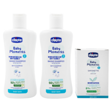 chicco 寶貝嬰兒植萃洗沐香皂組, 1組