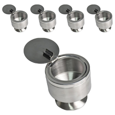 타이탄 스테인레스 담배걸이 재떨이, 스틸, 5개, 5개