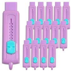 泡沫滑動橡皮擦, 紫色, 15個