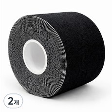 오르비아 근육 보호 스포츠 테이핑 테이프 블랙, 1개입, 2개