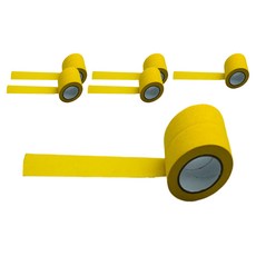 만들하비 彩色紙膠帶 1cm x 13m, 黃色, 12個