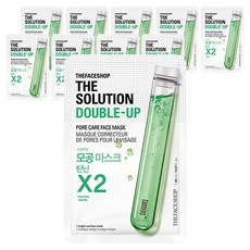 더페이스샵 더솔루션 더블업 모공 마스크, 1개입, 10개