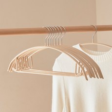 JINSIMGAMSUNG 半圓無痕衣架, 30支, 米色