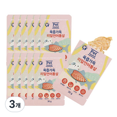 펫파운드 반려동물 육즙가득 리얼통살 간식, 연어, 360g, 4개