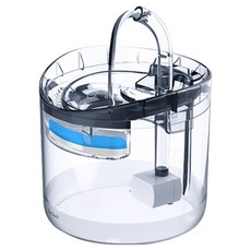 DING DONG PET 寵物 Water Pure 飲水機 2.0L + 濾芯, 透明, 1套