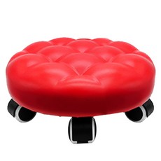 World Clean Plenti 矮腳地板作業壓紋椅, 1個, 紅色