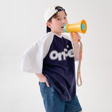 BerryCloset 青少年男童Archive拉格蘭夏季兒童短袖T恤