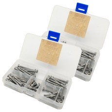 Innotime 木材鐵板固定用 鎂塗層翼型自攻螺絲 5種 x 10p 組 1033, 2套