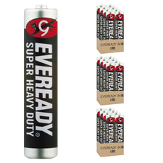 EVEREADY 永備 碳鋅電池 8顆 品質封環 不漏液保證 零添加汞&鎘, 3組