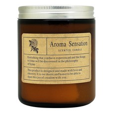 棕瓶香氛蠟燭#英國梨小蒼蘭 天然精油香氛 持久清新 舒緩壓力, 1入, 200g