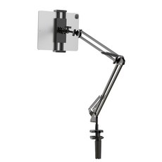 Home Planet 折疊式智慧型手機平板夾式支架, 黑色, 1個, KW-BD1020