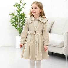 WALTONKIDS 女童款Cape Preppy風大衣外套