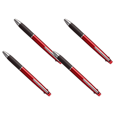 Uni 三菱 JETSTREAM 3色多色筆 SXE3-800 0.7mm, 波爾多, 4個