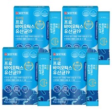 일양약품 프라임 프로바이오틱스 유산균19, 60g, 4개