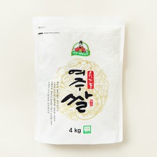 여주 대왕님표 유기농 여주쌀, 상등급, 4kg, 1개