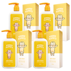 킨더퍼페츠 유아용 크림, 300ml, 4개