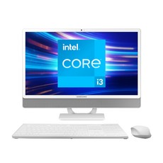 삼성전자 올인원 PC (11세대 인텔 i3-1115G4 60.5cm), DM530ADA-L38AW, WIN10, RAM 8GB + 8GB, SSD 256GB