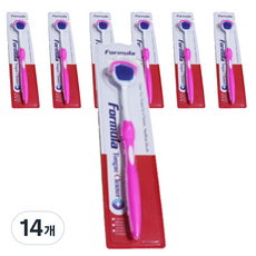 리빙홈디테일 입냄새제거 스크래퍼 고급 혀클리너 핑크, 14개