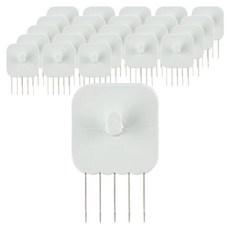 壁紙掛勾 一字型, 單色, 24個