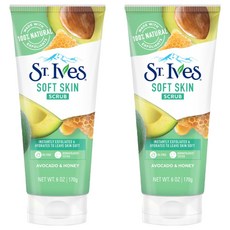 세인트이브스 스크럽 아보카도 앤 허니, 170g, 2개