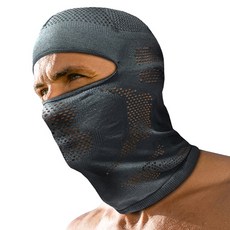 GAMZA 網眼巴拉克拉瓦頭套 V1, 深灰色