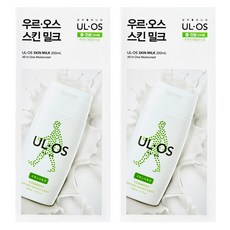 우르오스 남성용 올인원 스킨밀크, 200ml, 2개