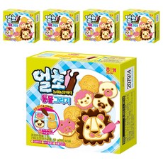 HAITAI 海太 動物造型系列DIY巧克力風味餅乾, 單品, 5盒