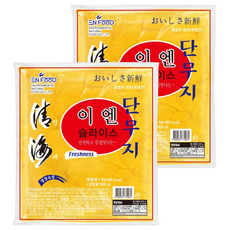 이엔푸드 청해 이엔 단무지, 1kg, 2개