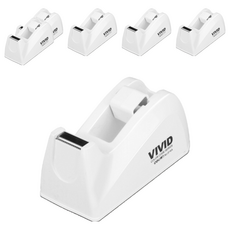 모하코 간편한 스카치테이프 커터기, 화이트, 6개