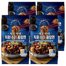 차오차이 직화 수타식 짜장면 720g 2인분, 4개