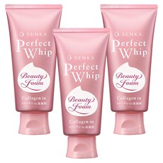 센카 퍼펙트 휩 콜라겐 인 에이 클렌징폼, 120g, 3개