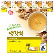 오뚜기 생강차, 13g, 15개입, 6개