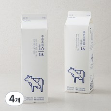 푸른초원 우유 1A, 900ml, 4개