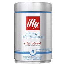 illy 意利咖啡 低咖啡因咖啡豆 全豆, 中度烘焙 口感醇厚滑順 帶有巧克力、焦糖、些微花香與烘烤香氣, 250g, 1罐