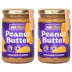 넛셰드 시나몬 앤드 레이즌 땅콩버터, 290g, 2개